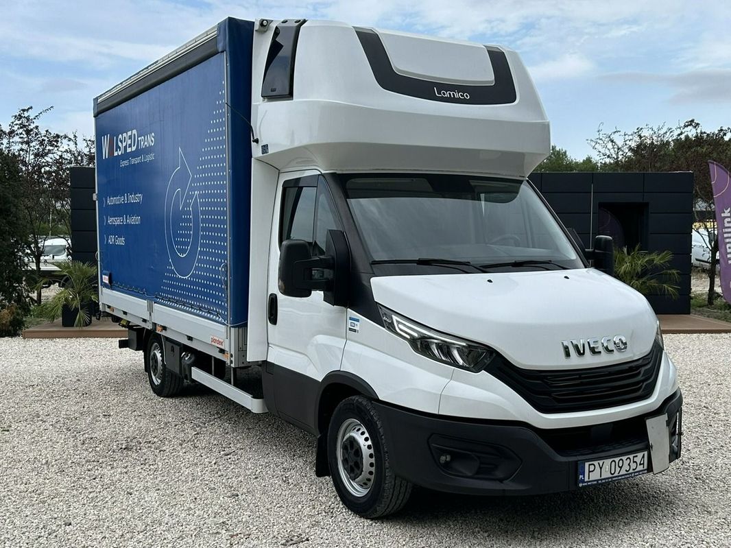 Iveco Daily 35S18, plandeka z windą, Salon PL! 1 wł!. Kurnik! Webasto!